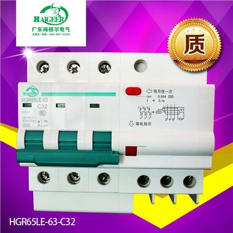 HGR65LE-63/3P+Ni漏电/断路器